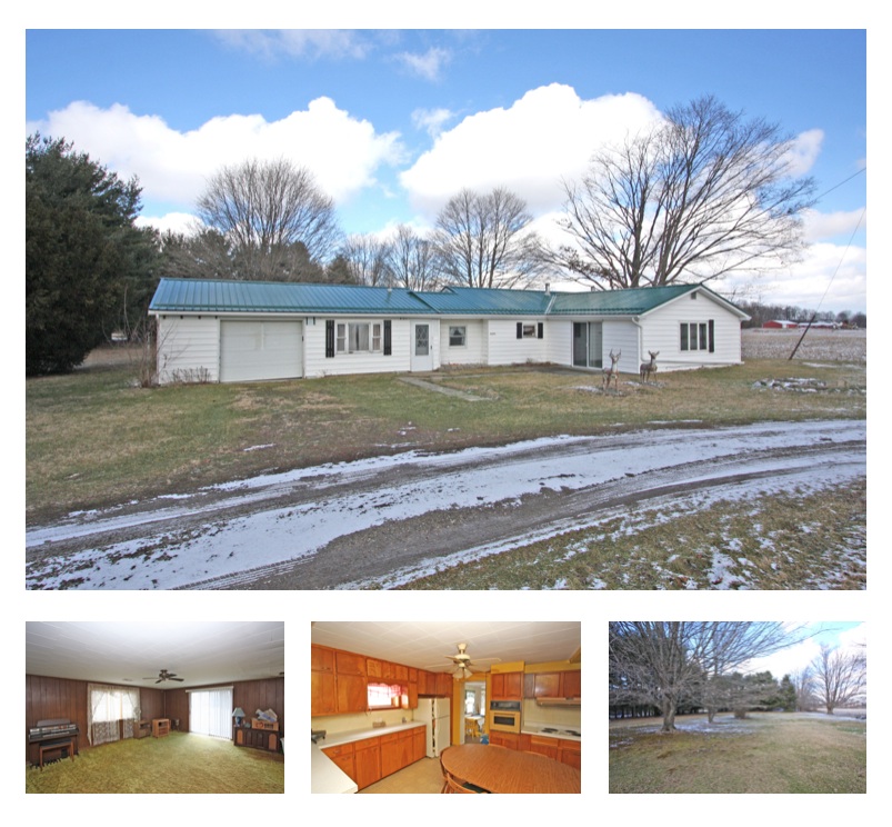 Country Ranch Home For Sale With Acreage in Martinsburg Ohio Mount Vernon Ohio Homes